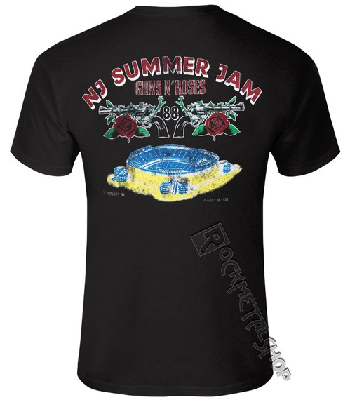 koszulka GUNS N' ROSES - NJ SUMMER JAM 1988