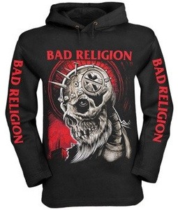 bluza BAD RELIGION, czarna z kapturem