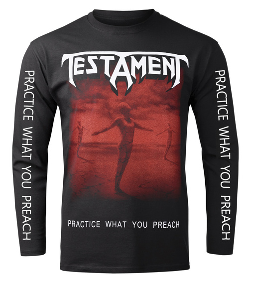 longsleeve TESTAMENT - PRACTICE WHAT YOU PREACH