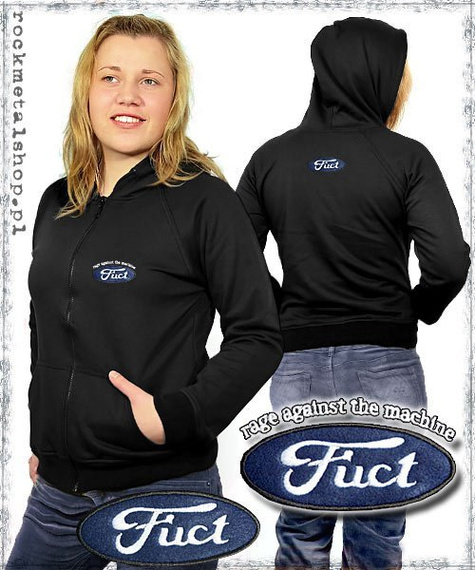 bluza damska RAGE AGAINST THE MACHINE kangurka rozpinana