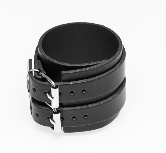 pieszczocha GŁADKA - DWA PASKI skóra naturalna