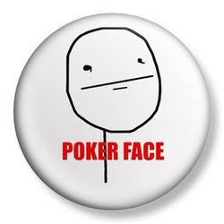przypinka POKER FACE Ø38mm