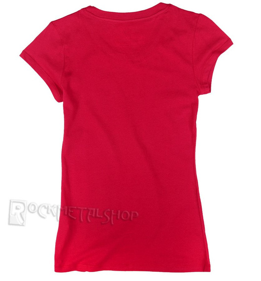 bluzka damska ROLLING STONES - TEAM LOGO czerwona