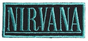 naszywka NIRVANA - LOGO BLUE