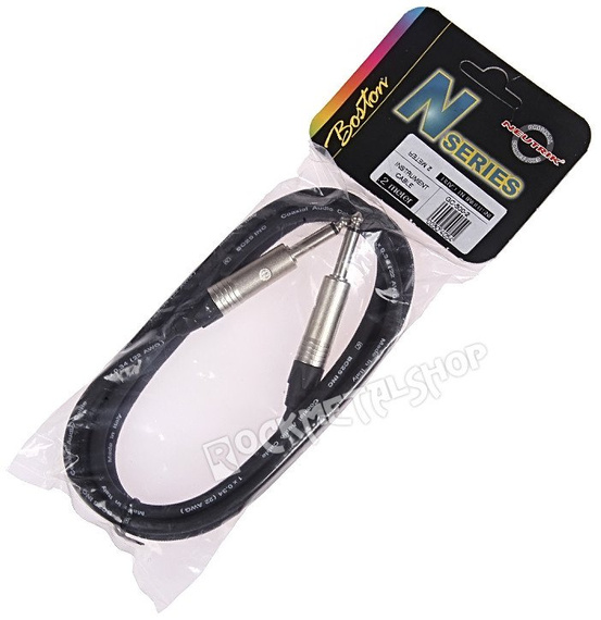 kabel instrumentalny BOSTON N-SERIES jack NEUTRIK prosty/prosty / 2m