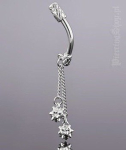 kolczyk do pępka KIŚCIEŃ