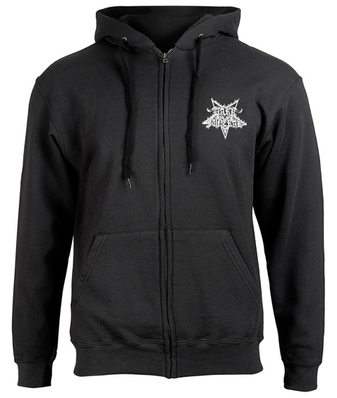 bluza DARK FUNERAL - LOGO rozpinana, z kapturem