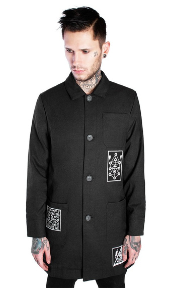 płaszcz DISTURBIA - SLOUCH COAT 