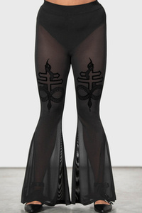 spodnie dzwony KILLSTAR - SERPENTINE