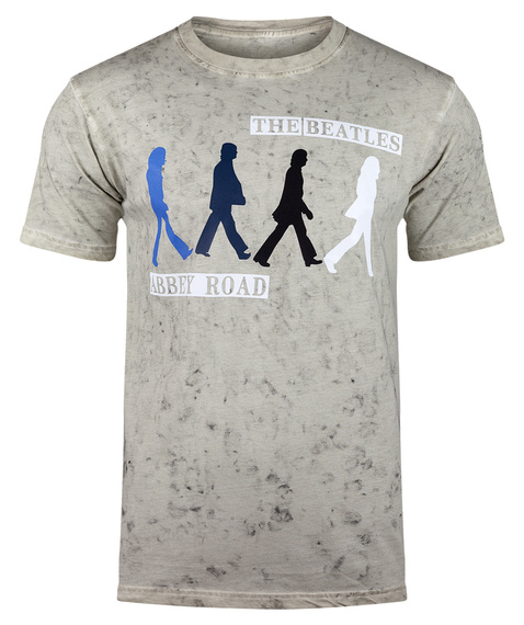 koszulka  THE BEATLES -  ABBEY ROAD COLOURS, barwiona