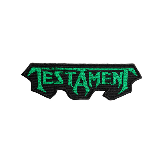 naszywka termiczna TESTAMENT - GREEN LOGO