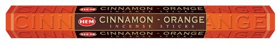 kadzidełka CYNAMON POMARAŃCZA, zestaw 6 opakowań (120 szt.)