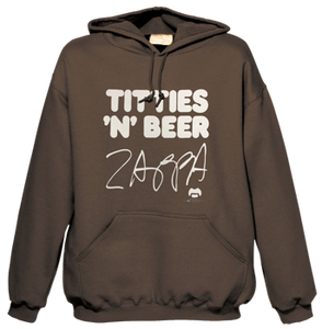 bluza FRANK ZAPPA - TITTIES 'N' BEER, kangurka z kapturem
