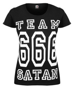 bluzka damska TEAM 666 SATAN