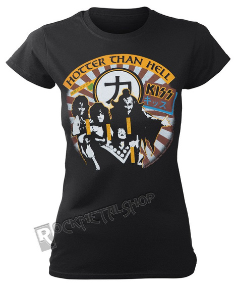 bluzka damska KISS - HOTTER THAN HELL