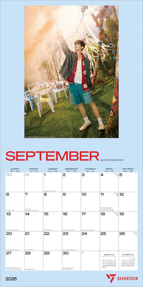 kalendarz SEVENTEEN 2026