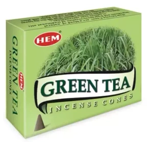 kadzidełka GREEN TEA, stożkowe