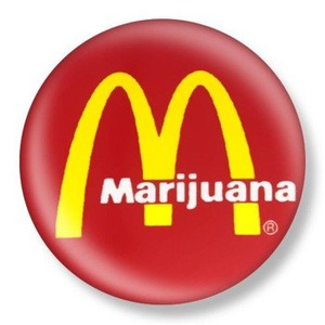 przypinka MAC MARIJUANA Ø38mm