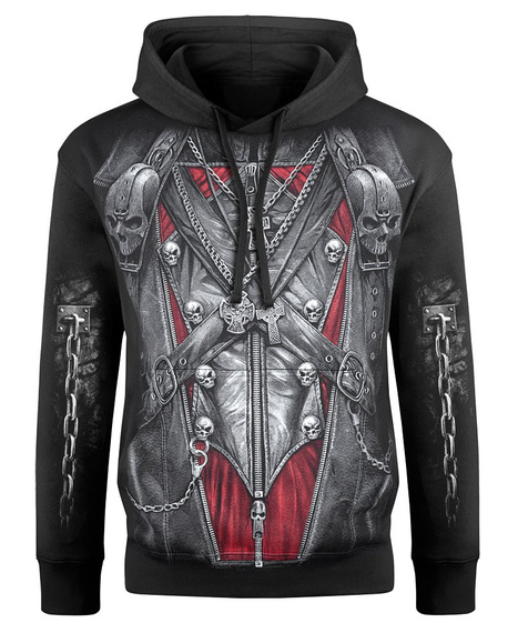 bluza STRAPPED, kangurka z kapturem