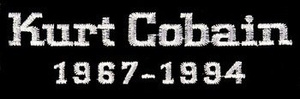 naszywka KURT COBAIN - LOGO WHITE