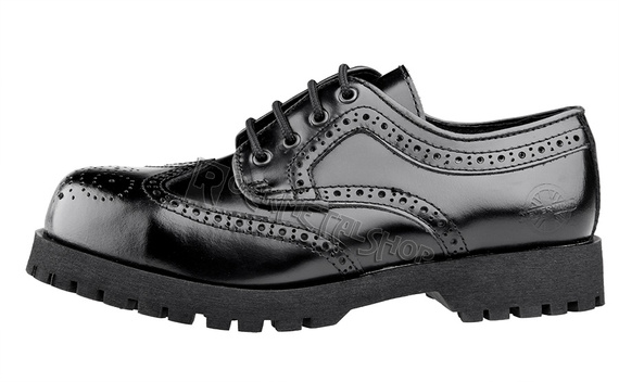 glany NEVERMIND - CZARNE (4 dziurki) polerowane