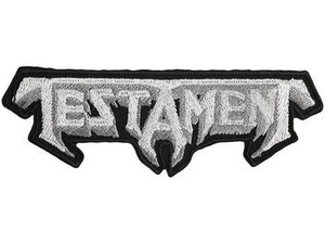 naszywka termiczna TESTAMENT - LOGO