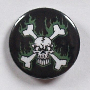 przypinka SKULL