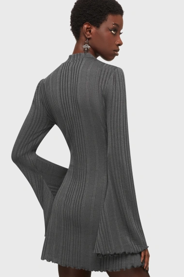 sukienka KILLSTAR - OF THE BLADE (GREY)