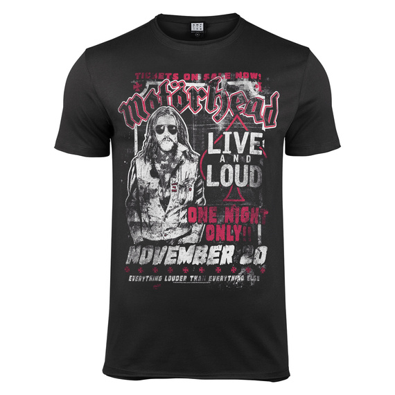 koszulka MOTORHEAD - ONE NIGHT ONLY ciemnoszara