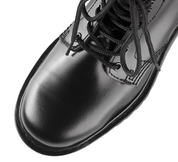 glany NEVERMIND - CZARNE (8 dziurek) polerowane