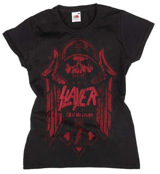 bluzka damska SLAYER - ALL OF LIFE DECAYS