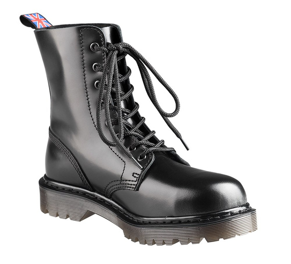 glany NEVERMIND - CZARNE (8 dziurek) polerowane