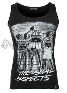 bluzka damska DARKSIDE - THE USUAL HORROR SUSPECTS, na ramiączkach