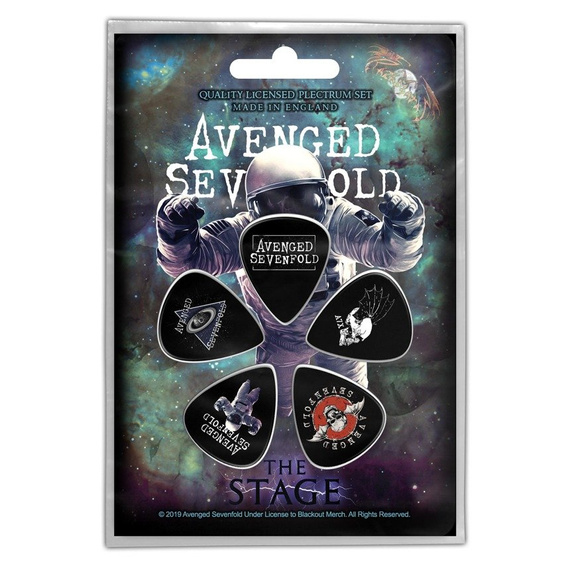 zestaw kostek do gitary AVENGED SEVENFOLD - THE STAGE (5 szt)