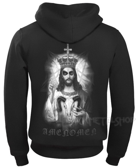 bluza AMENOMEN - GOD rozpinana, z kapturem (OMEN038CR)