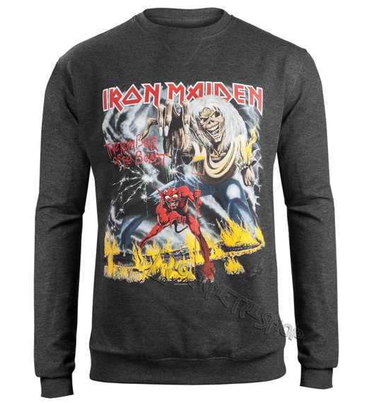 bluza IRON MAIDEN - NUMBER OF THE BEAST, bez kaptura