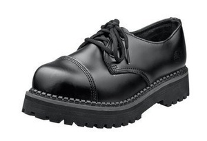 krótkie glany GRINDERS - BOXER (CS STC BLACK) 3-dziurkowe, USZKODZONE