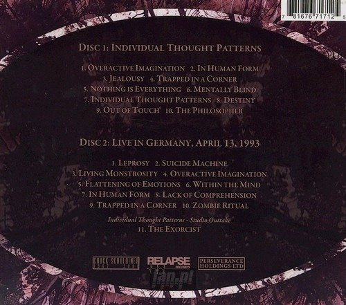 DEATH: INDIVIDUAL THOUGHT PATTERNS (2CD)