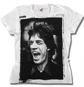 bluzka damska MICK JAGGER biała