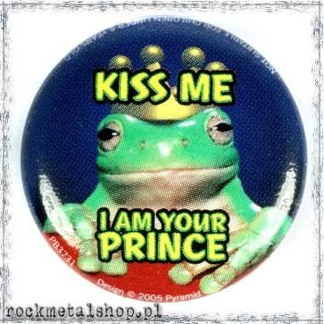 przypinka KISS ME 