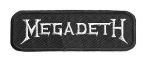 naszywka MEGADETH - LOGO WHITE