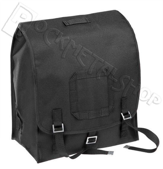 PLECAK KOSTKA CZARNY, USZKODZONY