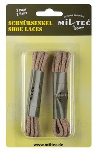 sznurowadła BRĄZOWE dł.80 cm para