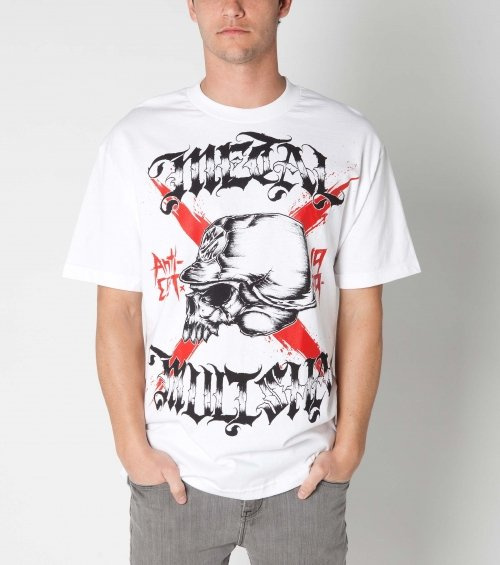 koszulka METAL MULISHA - GASH biała