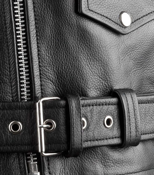 kurtka RAMONESKA - COWHIDE LEATHER ANILINA, USZKODZONA