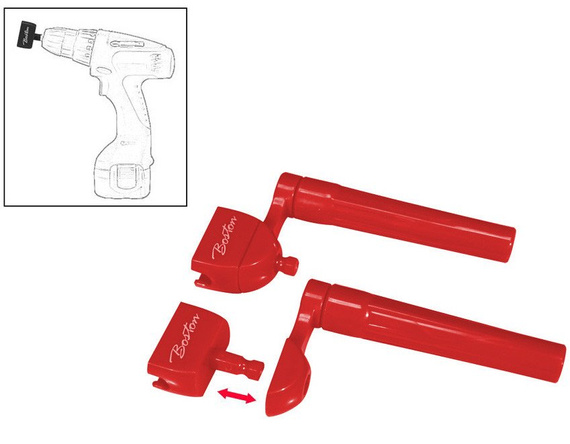 korbka do nawijania strun BOSTON czerwona