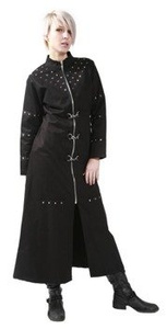 płaszcz damski DEAD THREADS (BLACK)