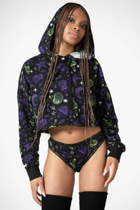 bluza damska KILLSTAR - MAGIC CHILL, z kapturem