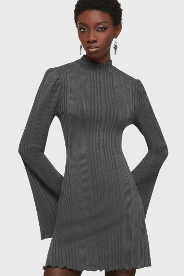 sukienka KILLSTAR - OF THE BLADE (GREY)