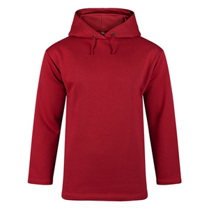 bluza CZERWONA bez nadruku z kapturem